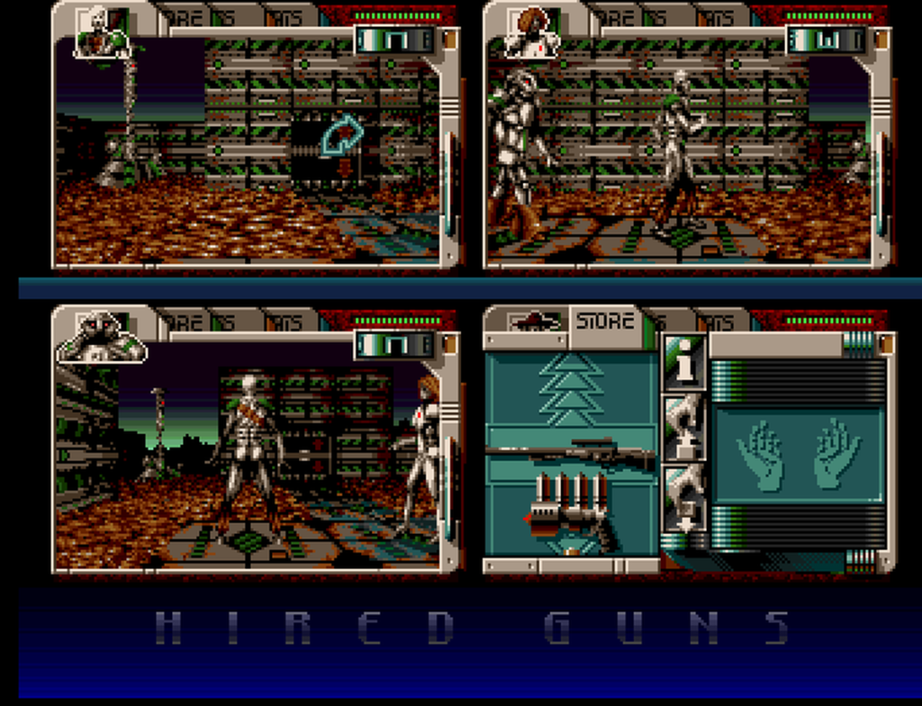 Hired Guns - 1993, Amiga, MS-DOS.