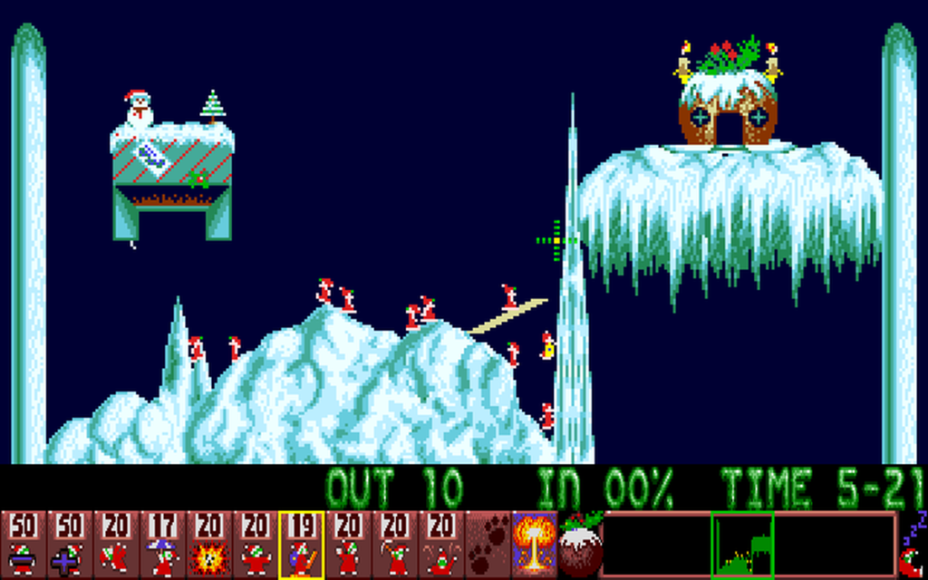 Christmas Lemmings 1993 - znane w USA jako Holiday Lemmings - 1993, Amiga, MS-DOS.