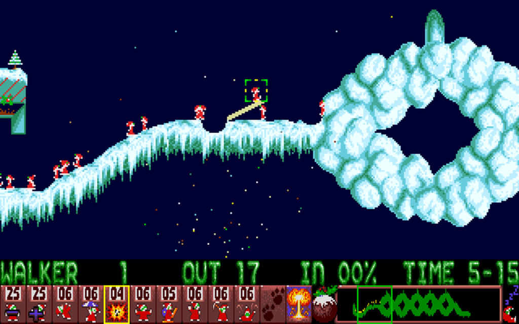 Christmas Lemmings 1994 - znane w USA jako Holiday Lemmings - 1994, Amiga, MS-DOS, Mac-OS.
