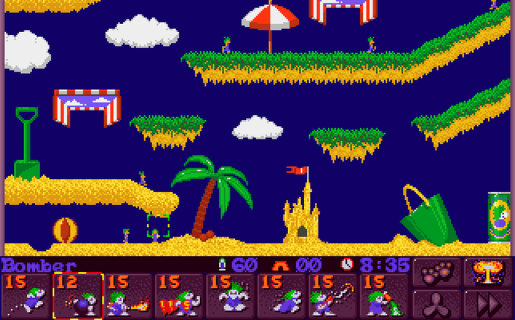 Lemmings 2: The Tribes - 1993, MS-DOS, Game Boy, SNES, Sega Genesis, Amiga, Atari ST, FM Towns, Archimedes.